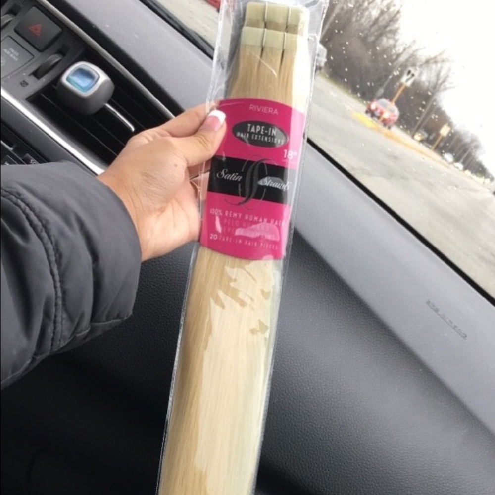 COPY - 100% real human hair. 20 tape in pieces. REMY